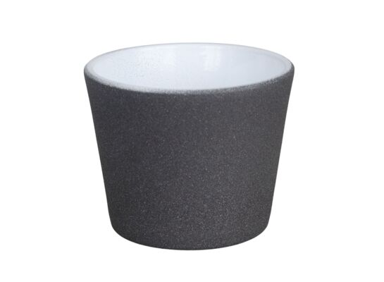 Osłonka ceramiczna 440 8 cm ciemny grafit struktura