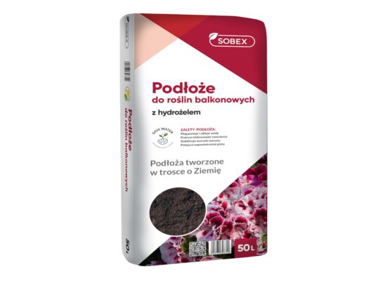 Podłoże do roślin balkonowych z hydrożelem 20 l SOBEX