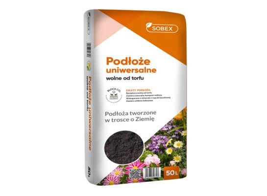 Podłoże uniwersalne wolne od torfu 50 l SOBEX