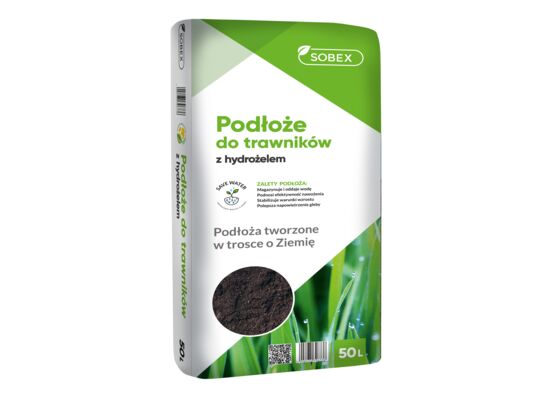 Podłoże do trawników z hydrożelem 50 l SOBEX