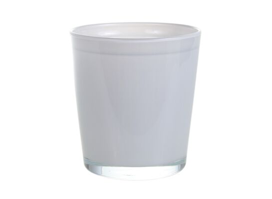 Osłonka szklana CYNTIA 13 cm jasny grafit