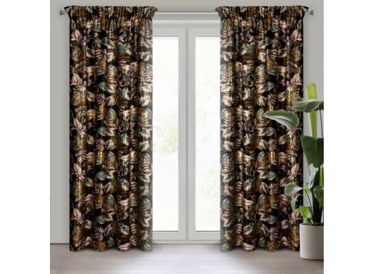 Zasłona na taśmie marszczącej MAROKO 140 x 270 cm wielokolorowy