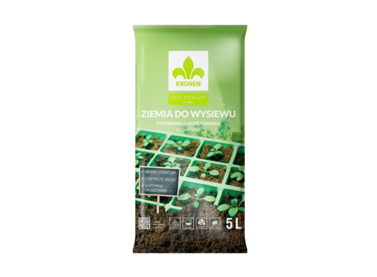 Ziemia do wysiewu i pikowania 5 l KRONEN
