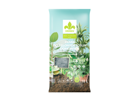 Ziemia do zielonych roślin domowych 10 l KRONEN