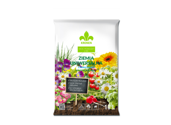 Ziemia uniwersalna z nawilżaczem 10 l KRONEN