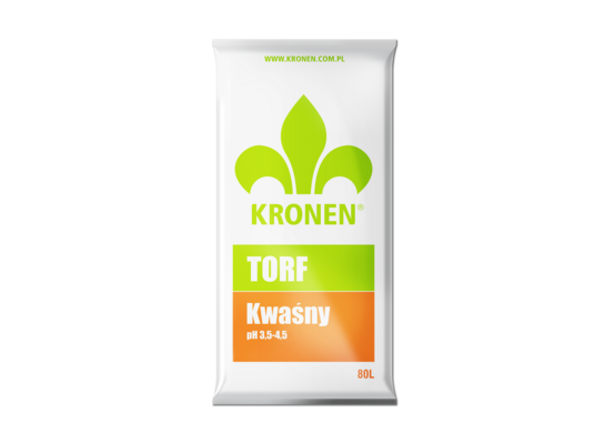 Torf kwaśny pH 3,5 - 4,5 80 l KRONEN