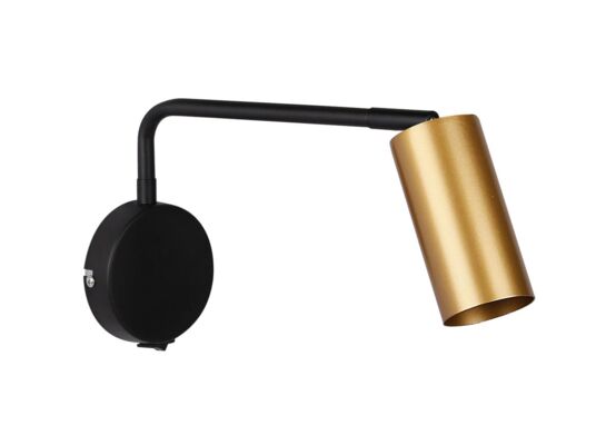 Kinkiet TINA 1 x 15 W GU10 czarno-złoty