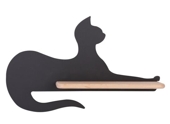 Kinkiet CAT 5 W LED IQ KIDS kot siedziacy czarny