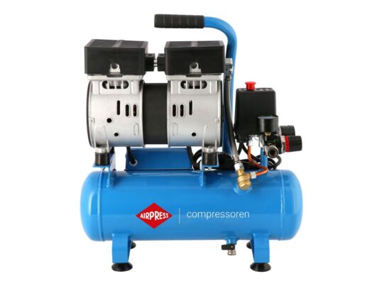 Kompresor bezolejowy L6-105 Silent AirPress 230V, 0,46 kW, 6 l, 105 l/min, 66 dB, bezolejowy