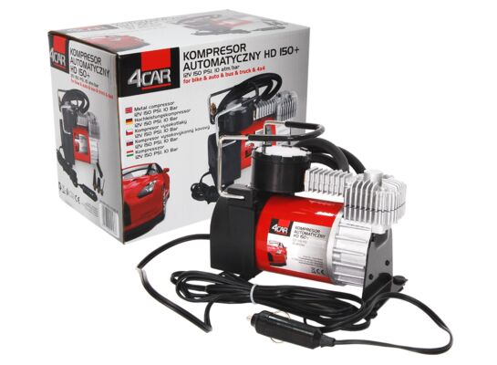 Kompresor HD150+ automatyczny 12V (10 atm) 4car