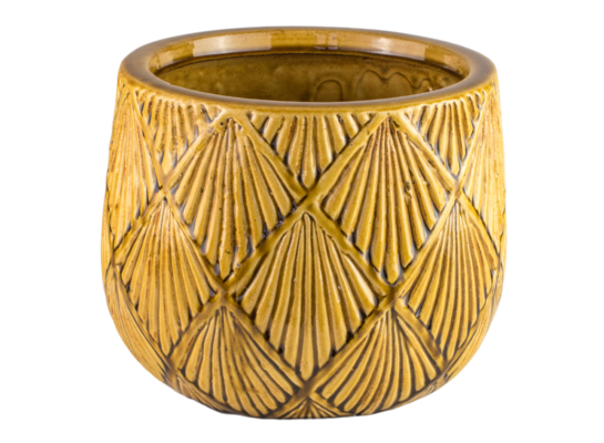 Donica ABANICO żółta L