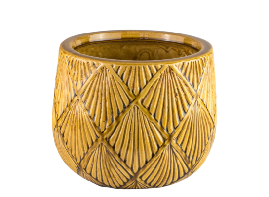 Donica ABANICO żółta M