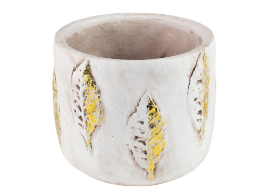 Osłonka betonowa HOJA złota 16 cm DHG