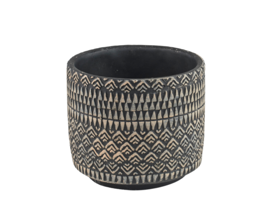 Osłonka betonowa KJELD czarna 10,5 cm DHG