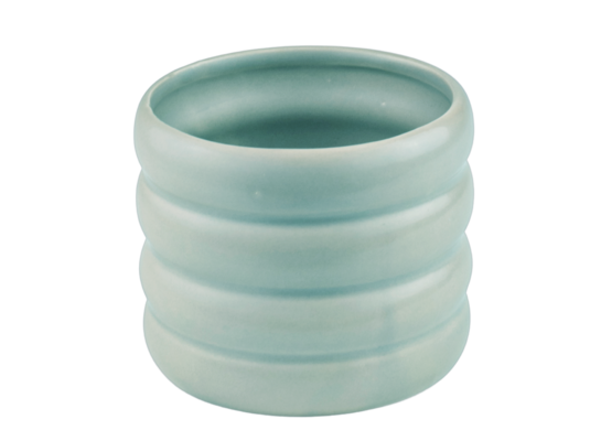 Osłonka ceramiczna GLOBO miętowa 13,5 cm DHG