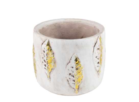 Osłonka betonowa HOJA złota 13 cm DHG