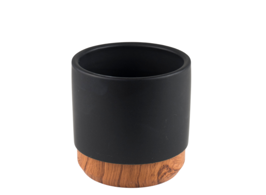 Osłonka ceramiczna MADERA czarna