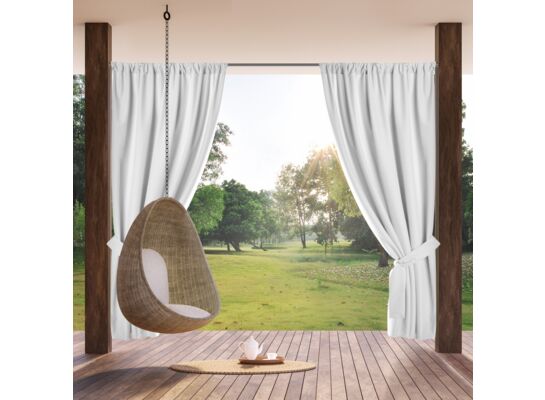 Zasłona gotowa z tunelem GARDEN 200 x 155 cm biały