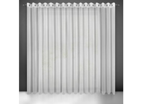 Firana gotowa na przelotkach ESEL 250 x 350 cm biały