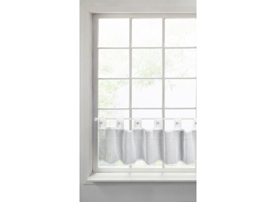 Firana gotowa na szelkach SEVILLA 30 x 150 cm biały