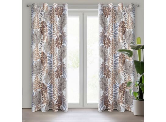 Zasłona gotowa na przelotkach KATE 250 x 140 cm wielokolorowy