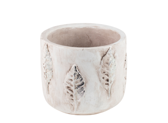 Osłonka betonowa HOJA srebrna 13 cm DHG