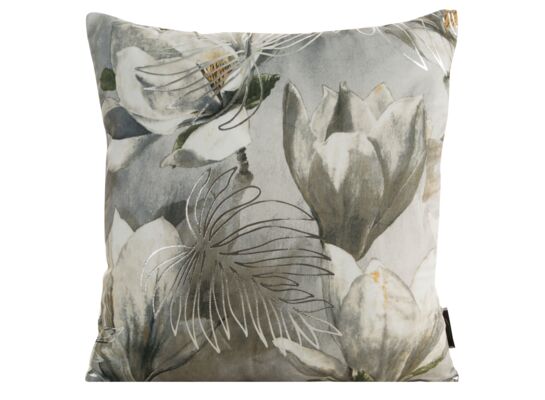 Poszewka dekoracyjna SANDY 40 x 40 cm stalowo-srebrna