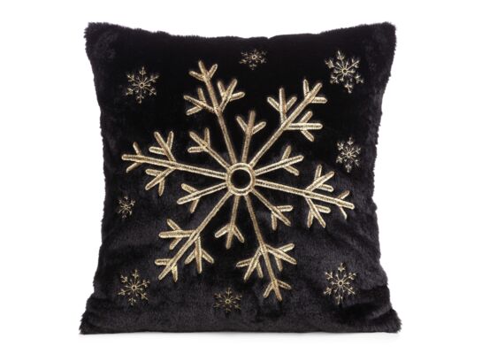 Poszewka świąteczna CHP 45 x 45 cm czarny