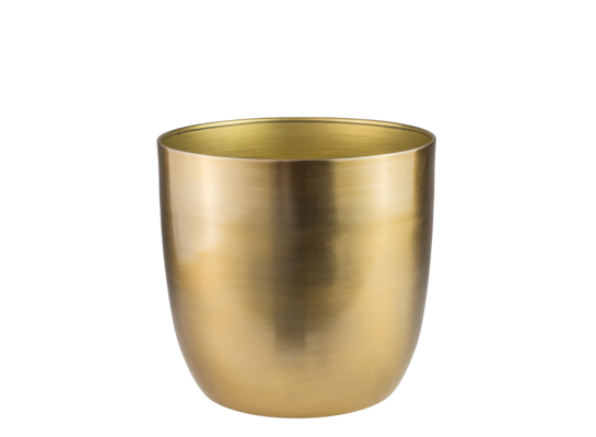 Osłonka metalowa ALANO złota 13 cm DHG