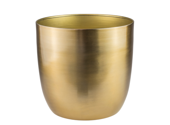 Osłonka metalowa ALANO złota 20 cm DHG
