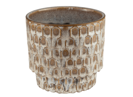 Osłonka ceramiczna LOMA szaro-brązowa