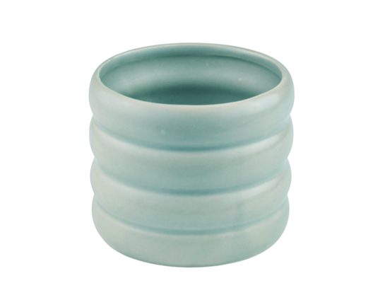 Osłonka ceramiczna GLOBO miętowa 10,5 cm DHG