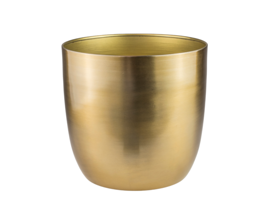 Osłonka metalowa ALANO złota 16 cm DHG