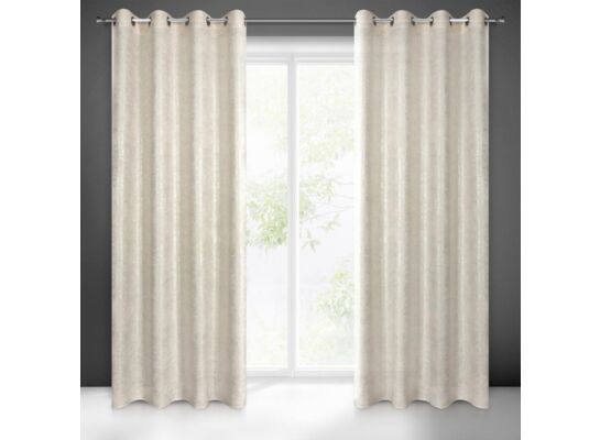 Zasłona gotowa na przelotkach BLANKA 250 x 140 cm naturalny