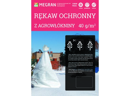 Agrowłóknina zimowa rękaw 0,60 x 10 mb biała