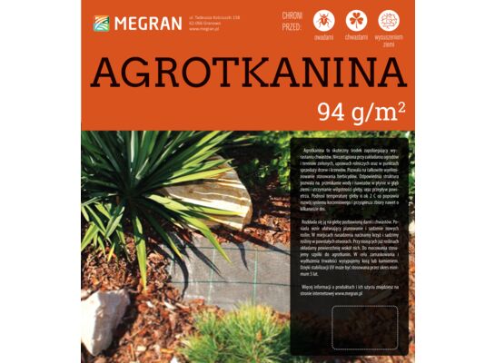 Agrotkanina 94 g/m² 3,2 x 100 mb czarny