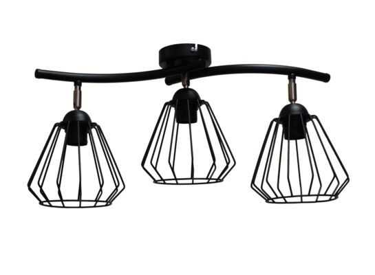 Oprawa oświetleniowa INDIANA 3 x E27 czarna