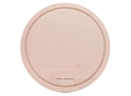Deska kuchenna drewniana FLORINA 30 cm okrągła duża