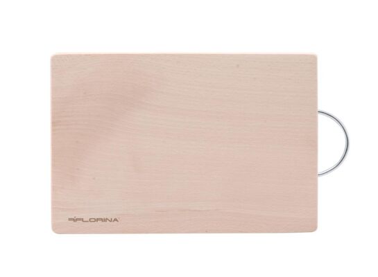 Deska kuchenna drewniana z uchwytem metalowym FLORINA 24 x 16 cm mała