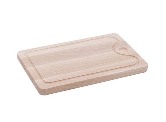 Deska kuchenna drewniana z rowkiem FLORINA 23 x 15 cm mała
