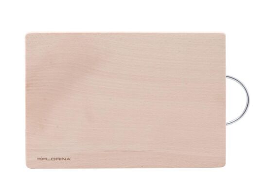 Deska kuchenna drewniana z uchwytem metalowym FLORINA 29 x 20 cm średnia