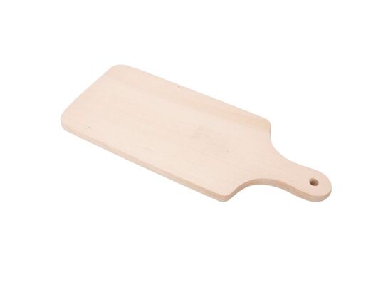 Deska kuchenna drewniana z rączką 18 cm