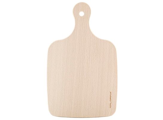 Deska kuchenna drewniana z rączką FLORINA 18 cm