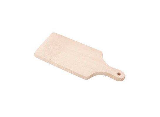 Deska kuchenna drewniana z rączką 14 cm