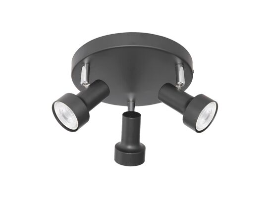 Lampa sufitowa 5324 Konrad GU10 3 x 50 W czarna