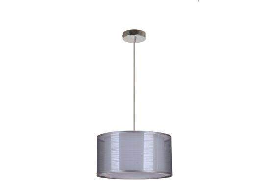 Lampa wisząca Martina 1 x E27 60 W satyna/szary