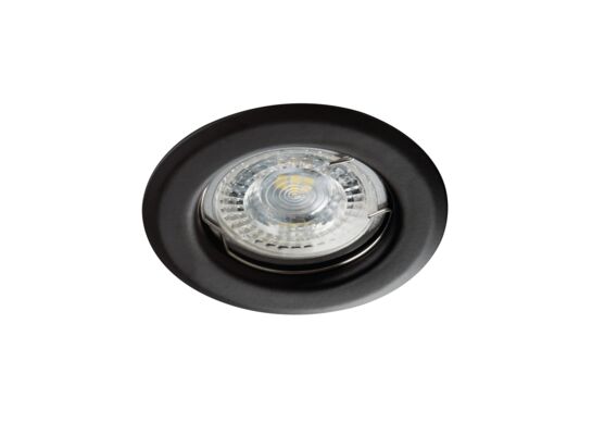 Pierścień oprawy punktowej ALOR DSO-B Ø8,3 cm czarny mat