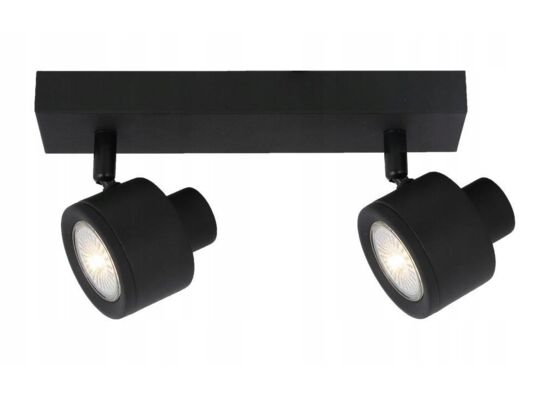 Listwa 2-płomienna Emerson 50 W GU10 czarna