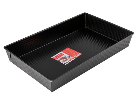 Blacha do pieczenia 40 x 25 x 6 cm czarna FLORINA