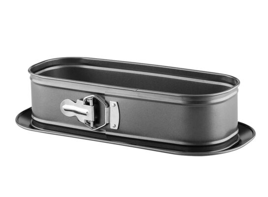 Keksówka LIKORIS z klamrą i talerzem 30,5 x 11,7 x 8 cm